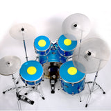 Maxbell 5x Low Volume Cymbals Set Weak Good Sound Quality for Drum Set Quiet Cymbals