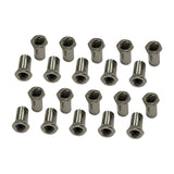 Maxbell 20 Pieces Drum Mounting Screws Nut Easy to Install Study Practical Accessory Hexagonal