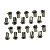 Maxbell 20 Pieces Drum Mounting Screws Nut Easy to Install Study Practical Accessory Hexagonal