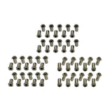 Maxbell 20 Pieces Drum Mounting Screws Nut Easy to Install Study Practical Accessory Hexagonal