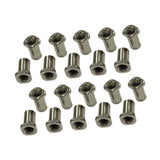 Maxbell 20 Pieces Drum Mounting Screws Nut Easy to Install Study Practical Accessory Square