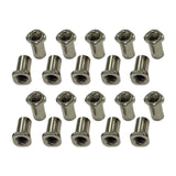 Maxbell 20 Pieces Drum Mounting Screws Nut Easy to Install Study Practical Accessory Square