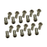 Maxbell 20 Pieces Drum Mounting Screws Nut Easy to Install Study Practical Accessory Textured Square