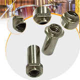Maxbell 20 Pieces Drum Mounting Screws Nut Easy to Install Study Practical Accessory Textured Square