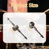 Maxbell Drum Lug Hardware Sturdy Connector Practical Exchange Fitting Drum Accessory Two Way