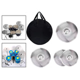 Maxbell 4x Quiet Cymbals Lightweight Replaceable Drummer Practice Set for Music Room
