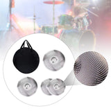 Maxbell 4x Quiet Cymbals Lightweight Replaceable Drummer Practice Set for Music Room