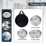 Maxbell 4x Quiet Cymbals Lightweight Replaceable Drummer Practice Set for Music Room