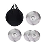 Maxbell 4x Quiet Cymbals Lightweight Replaceable Drummer Practice Set for Music Room