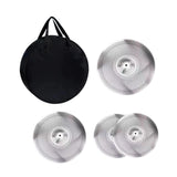 Maxbell 4x Quiet Cymbals Lightweight Replaceable Drummer Practice Set for Music Room