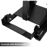 Maxbell Bass Drum Practice Pad Foldable High Density Rubber Convenience for Training