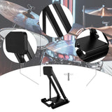 Maxbell Bass Drum Practice Pad Foldable High Density Rubber Convenience for Training