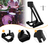 Maxbell Bass Drum Practice Pad Foldable High Density Rubber Convenience for Training