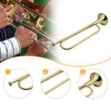 Maxbell B Flat Trumpet Music Instrument Brass Instrument for Band Professionals