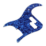 Maxbell Guitar Pickguard Repairing Trendy Portable with Pickup Hole Scratch Plate Blue