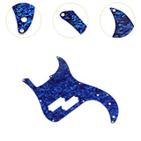 Maxbell Guitar Pickguard Repairing Trendy Portable with Pickup Hole Scratch Plate Blue
