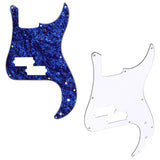 Maxbell Guitar Pickguard Repairing Trendy Portable with Pickup Hole Scratch Plate Blue