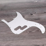Maxbell Guitar Pickguard Repairing Trendy Portable with Pickup Hole Scratch Plate White