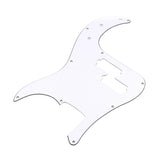 Maxbell Guitar Pickguard Repairing Trendy Portable with Pickup Hole Scratch Plate White