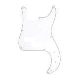 Maxbell Guitar Pickguard Repairing Trendy Portable with Pickup Hole Scratch Plate White