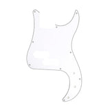 Maxbell Guitar Pickguard Repairing Trendy Portable with Pickup Hole Scratch Plate White