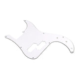Maxbell Guitar Pickguard Repairing Trendy Portable with Pickup Hole Scratch Plate White