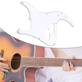 Maxbell Guitar Pickguard Repairing Trendy Portable with Pickup Hole Scratch Plate White