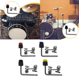 Maxbell Drum Set Mounting Clamp Easily Cymbal Arm for Drummers Artist Orchestra Red