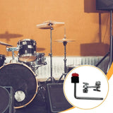 Maxbell Drum Set Mounting Clamp Easily Cymbal Arm for Drummers Artist Orchestra Red
