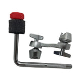 Maxbell Drum Set Mounting Clamp Easily Cymbal Arm for Drummers Artist Orchestra Red