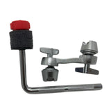 Maxbell Drum Set Mounting Clamp Easily Cymbal Arm for Drummers Artist Orchestra Red