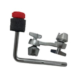 Maxbell Drum Set Mounting Clamp Easily Cymbal Arm for Drummers Artist Orchestra Red