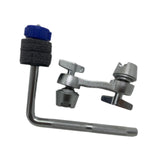 Maxbell Drum Set Mounting Clamp Easily Cymbal Arm for Drummers Artist Orchestra Blue