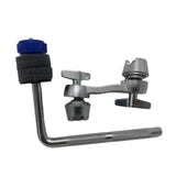 Maxbell Drum Set Mounting Clamp Easily Cymbal Arm for Drummers Artist Orchestra Blue