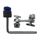 Maxbell Drum Set Mounting Clamp Easily Cymbal Arm for Drummers Artist Orchestra Blue