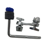 Maxbell Drum Set Mounting Clamp Easily Cymbal Arm for Drummers Artist Orchestra Blue