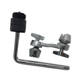 Maxbell Drum Set Mounting Clamp Easily Cymbal Arm for Drummers Artist Orchestra Black