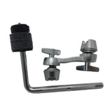 Maxbell Drum Set Mounting Clamp Easily Cymbal Arm for Drummers Artist Orchestra Black