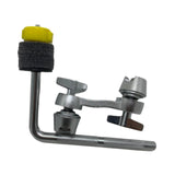 Maxbell Drum Set Mounting Clamp Easily Cymbal Arm for Drummers Artist Orchestra Yellow