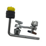 Maxbell Drum Set Mounting Clamp Easily Cymbal Arm for Drummers Artist Orchestra Yellow