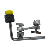 Maxbell Drum Set Mounting Clamp Easily Cymbal Arm for Drummers Artist Orchestra Yellow