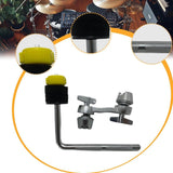 Maxbell Drum Set Mounting Clamp Easily Cymbal Arm for Drummers Artist Orchestra Yellow