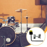 Maxbell Drum Set Mounting Clamp Easily Cymbal Arm for Drummers Artist Orchestra Yellow