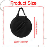 Maxbell Dumb Drum Bag 12 inch with Zipper Holder for Beginner Music Enthusiast Pouch