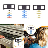 Maxbell Electronic Keyboard Music Stand Compact Sheet Stand for Gifts Piano Practice With four color clips