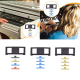 Maxbell Electronic Keyboard Music Stand Compact Sheet Stand for Gifts Piano Practice With four color clips