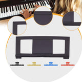 Maxbell Electronic Keyboard Music Stand Compact Sheet Stand for Gifts Piano Practice With four blue clips