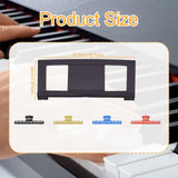 Maxbell Electronic Keyboard Music Stand Compact Sheet Stand for Gifts Piano Practice With four gold clips