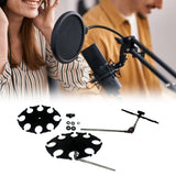 Maxbell Multi Microphone Holder Display Stand Tray for KTV Office Wired and Wireless Only Tray