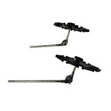 Maxbell Multi Microphone Holder Display Stand Tray for KTV Office Wired and Wireless with Short Clip Rod